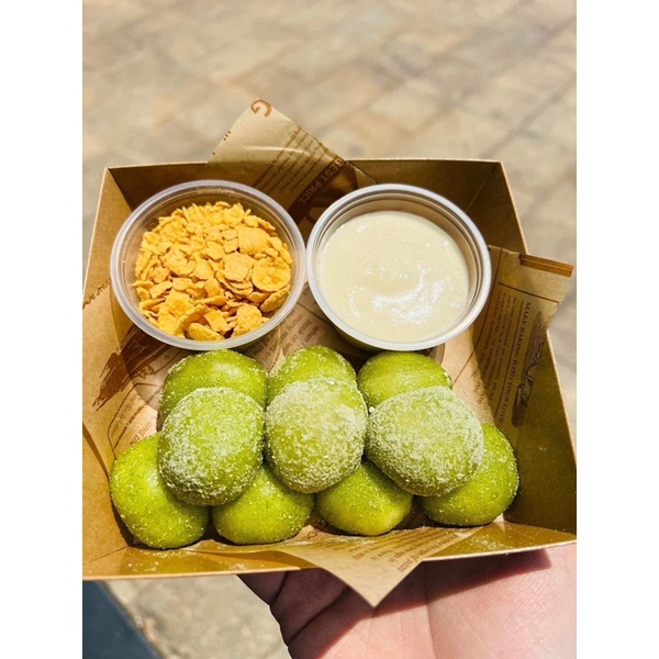 BÁNH  MOCHI  CHẤM  KEM  SỮA  HÓT MIX 3 VỊ