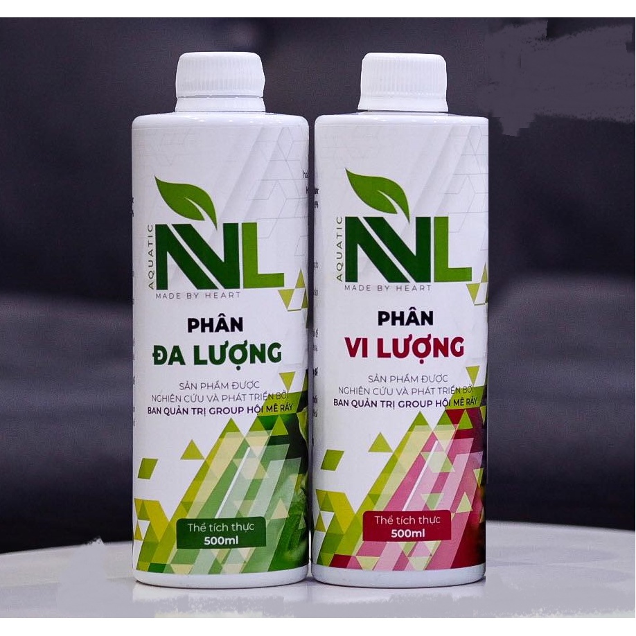 COMBO Đầy đủ dưỡng chất Phân ĐL300 + VL100 + Doping150 NVL PLUSS - Dùng cho cây thuỷ sinh