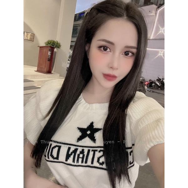 Áo mongtoghi chữ ngực, cổ tròn, tay bèo tầng - SCXA40