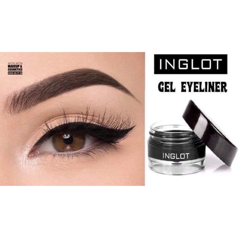 [Chính hãng] Gel kẻ mắt không trôi chống thấm nước cao cấp Inglot Eye Amc Eyeliner Gel 5.5 g
