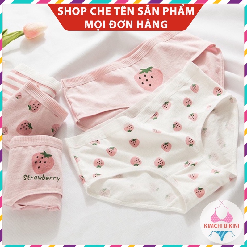 quần chíp chống viêm nhiều màu sắc mẫu mã đa dạng KIMCHIBIKINI Quần lót nữ .vải dầy thấm hút mồ hôi tốt QL028