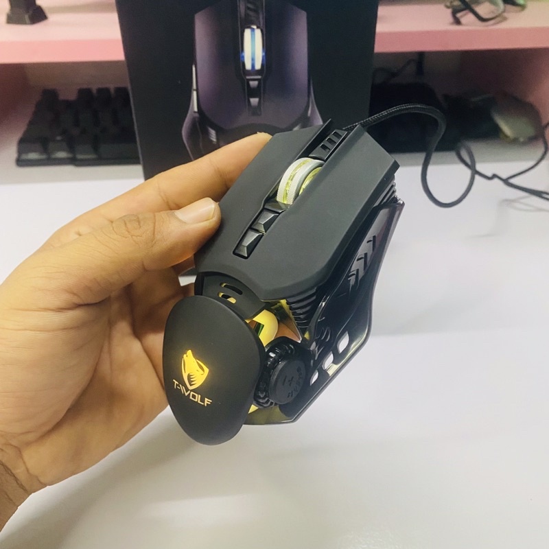 Chuột Gaming Máy Tính T-Wolf G530 Led Rgb Vi Tính Laptop Pc Chơi Game Có Dây