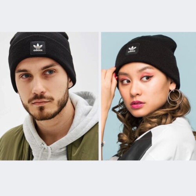 MŨ LEN ADIDAS ORIGINALS BEANIE MET TREFOIL IN KAK