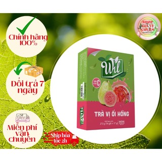 Trà Ổi Hồng Wil – Thơm Ngon Dịu Ngọt Giàu Vitamin C 17g/gói, 16 gói/hộp