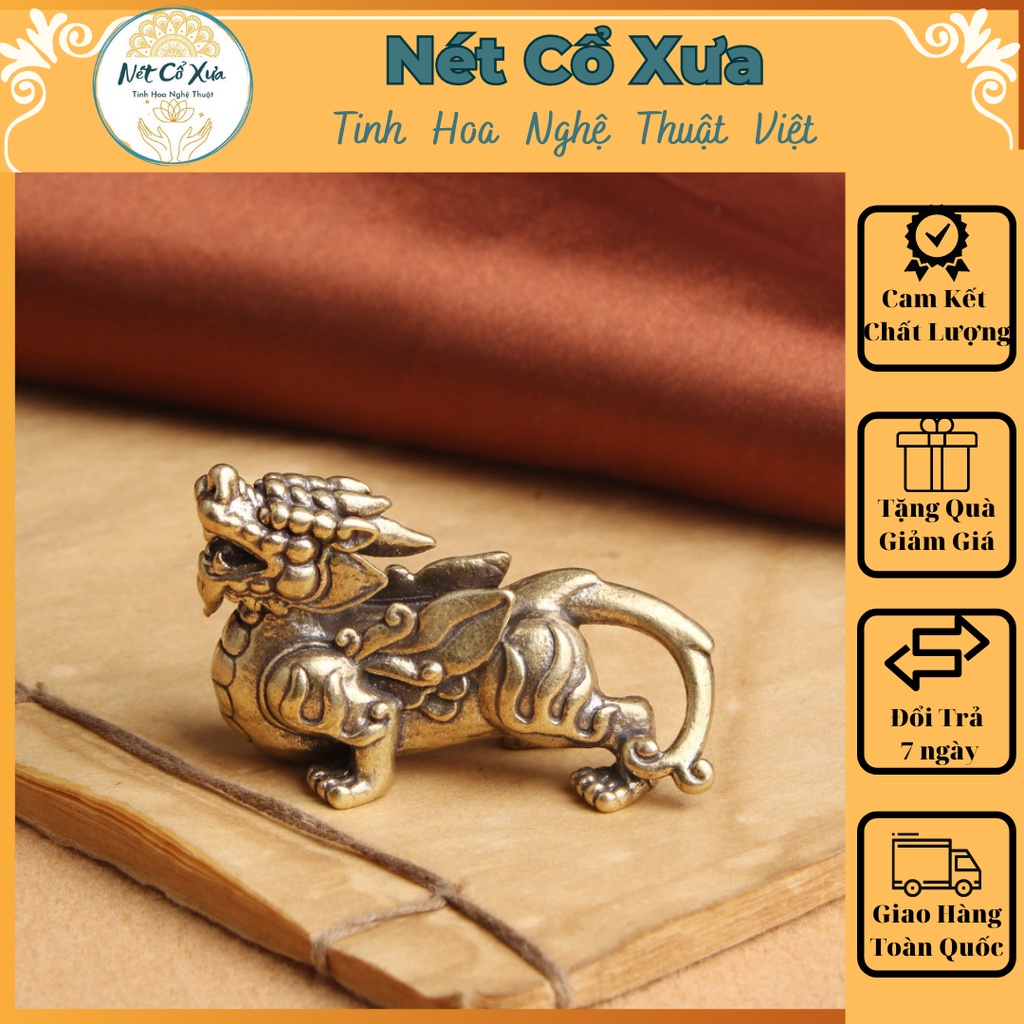 Tỳ Hưu Mini May Mắn Nhỏ Mini Trang Trí Rất Đẹp