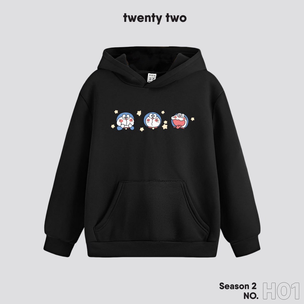 Áo Hoodie cặp đôi Twentytwo áo hoodie unisex nam nữ form rộng oversize nỉ bông SS2-No.H01