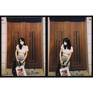Pass áo lông croptop tay ngắn