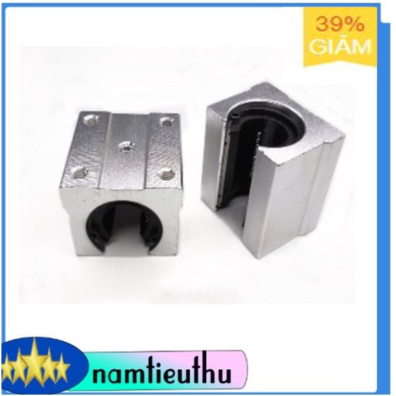 Ổ Bi Thanh Trượt Hở – Kín Phi 20 / Phi 25 – Vòng Bi Trượt Tuyến Tính Thép Chịu Lực