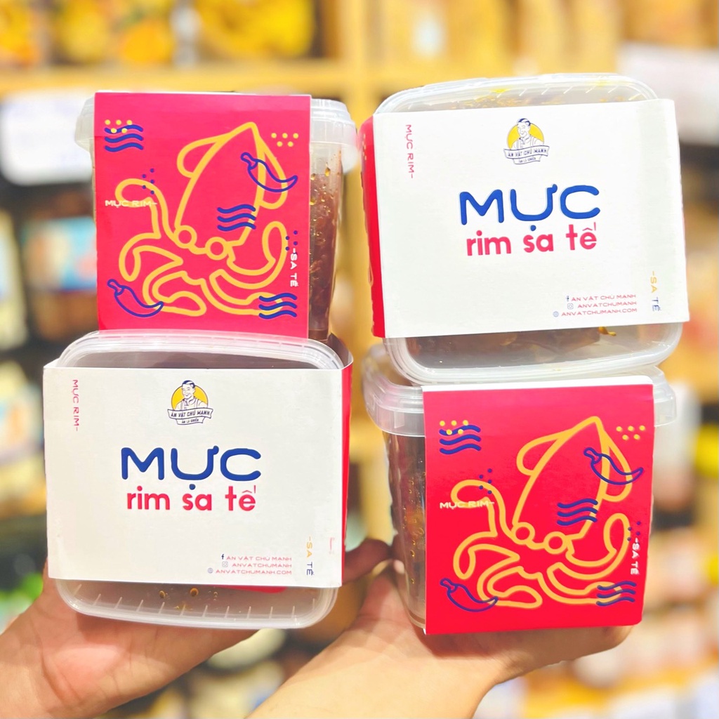 Mực Rim Sa Tế - Ăn Vặt Chú Mạnh