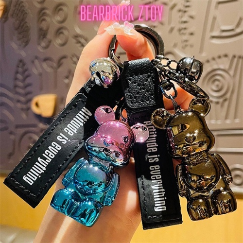 Móc khóa cao cấp, móc khóa phụ kiện túi xách, hình gấu Hàn Quốc mạ sơn bóng màu vàng, hot trend tiktok