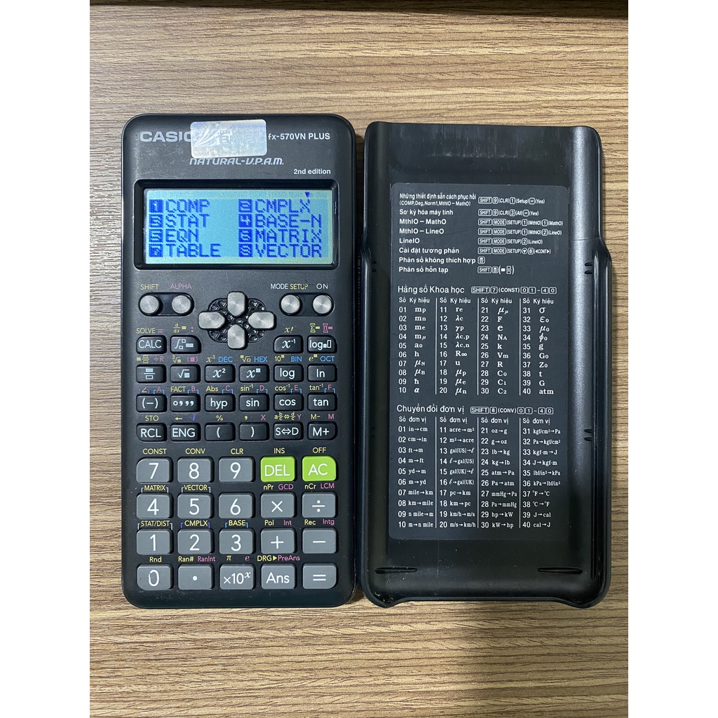 Máy tính học sinh Casio FX570VN plus_2nd Edition chính hãng