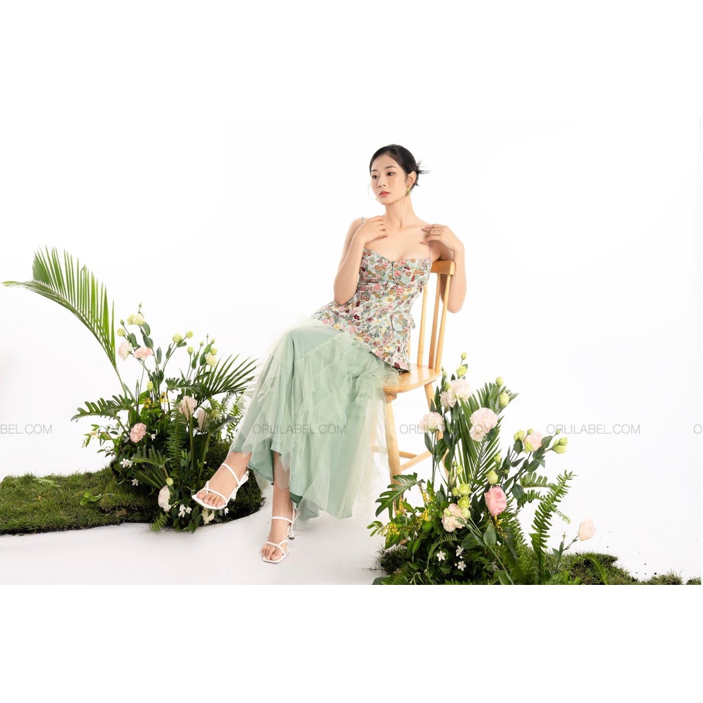 Flower Velvet Shirt - ORLI LABEL