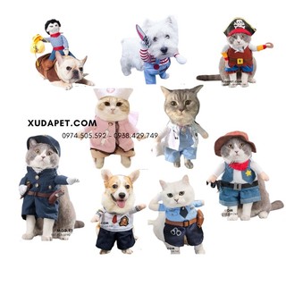 Áo cosplay hoạt hình cho chó mèo - sp006019