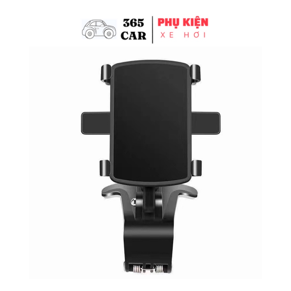 Giá đỡ điện thoại trên ô tô, kẹp điện thoại ô tô gắn trên bảng điều khiển - gương chiếu hậu - kẹp che nắng xoay 360 độ | BigBuy360 - bigbuy360.vn