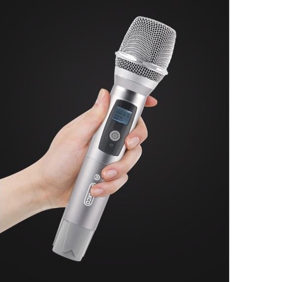Bộ micro Ontekco U19 hát karaoke chuyên nghiệp, chất liệu thép cao cấp bảo hành 24 tháng thu sóng 80M