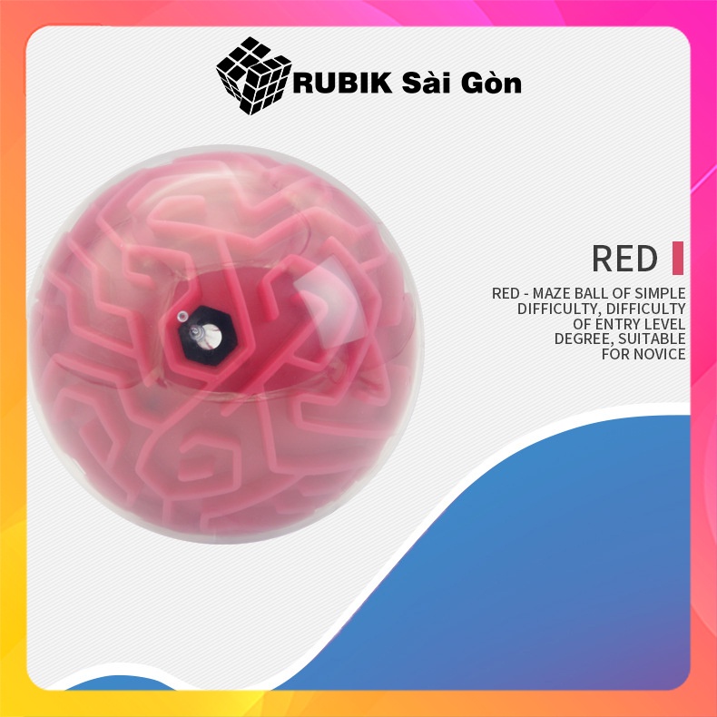 Rubik Wanbosi Maze Ball Đồ Chơi Quả Bóng Mê Cung 3D Giúp Phát Triển Trí Thông Minh Cho Bé