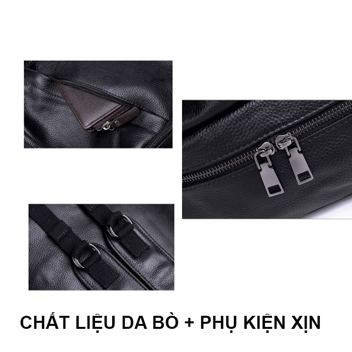 Balo DA BÒ thật chống thấm nước chất lượng cao BEE GEE BLD13789