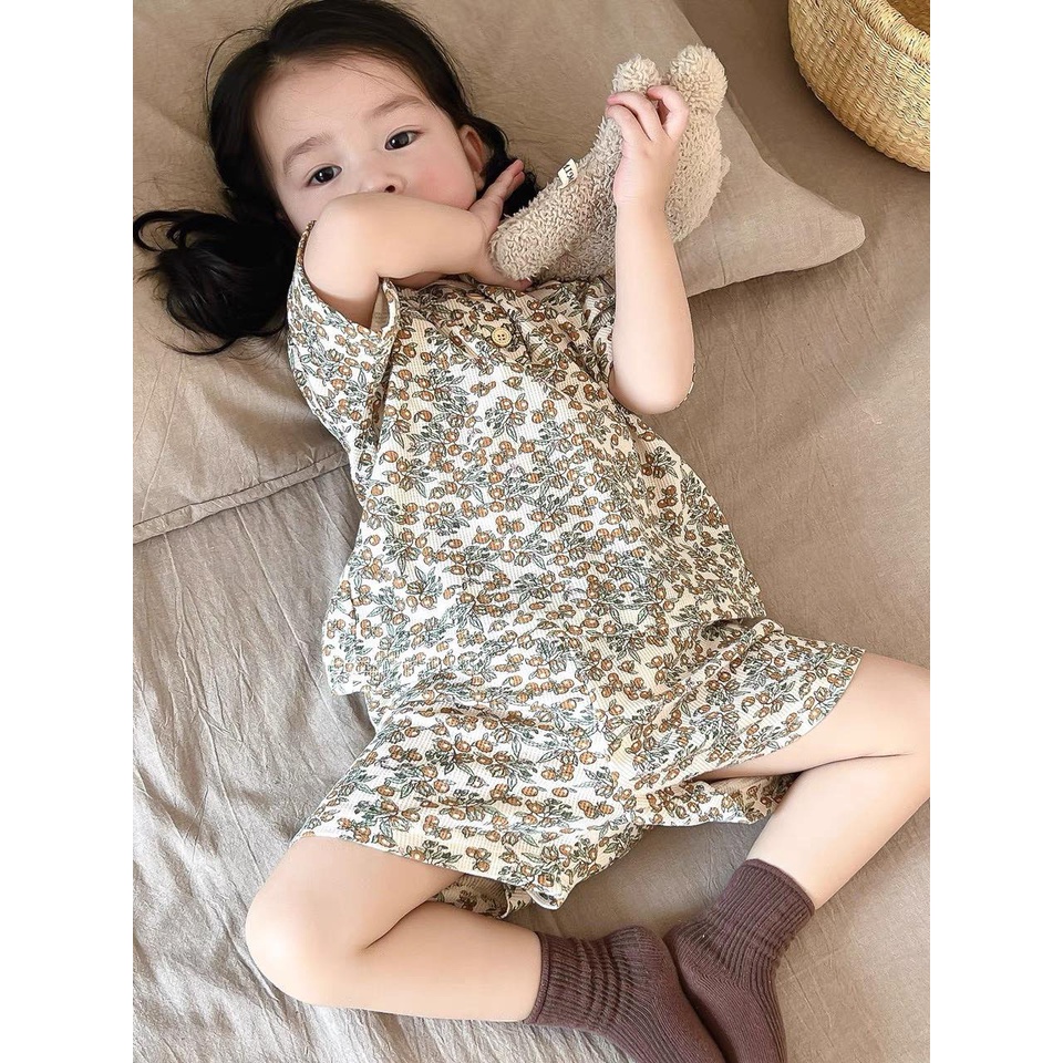 𝒀𝑰𝒀𝑨𝒀𝑨 𝑲𝑰𝑫𝑺 (BD2301) - Bộ đồ ở nhà cho bé
