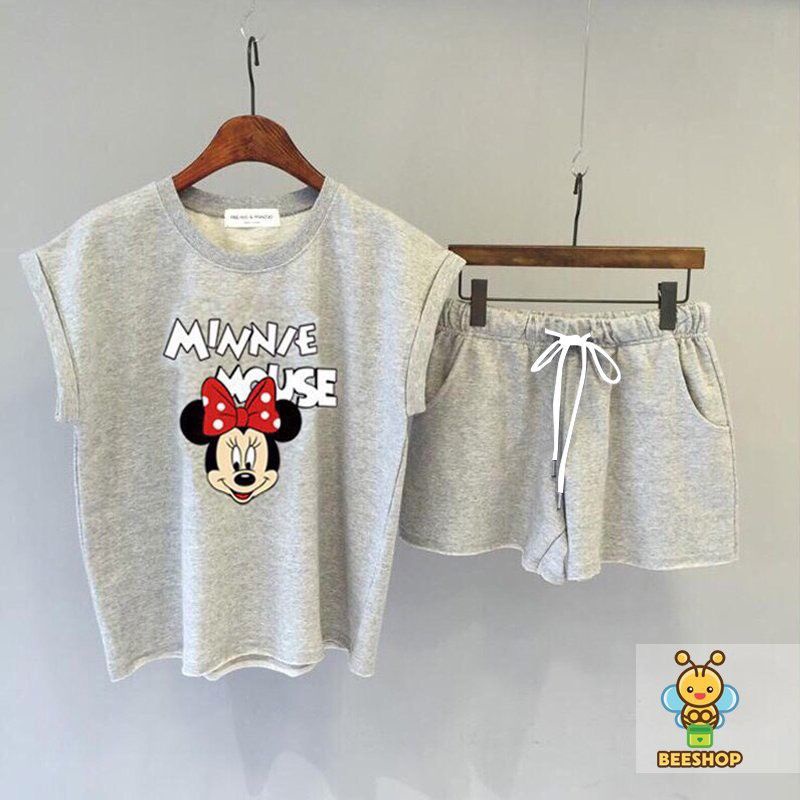 SET CHUỘT MINNIE MOUSE SÁT NÁCH THỜI TRANG TRẺ EM BEESHOP H23058