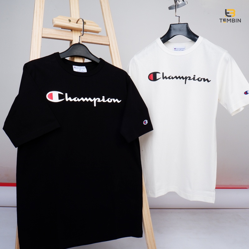 Áo Champion Form Rộng - Cotton 100% - Chuẩn - Champion Sciprt