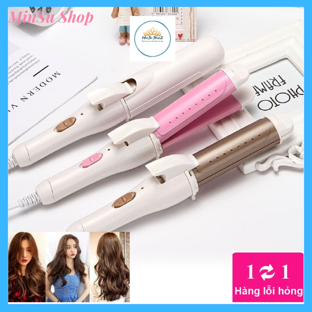 Máy Duỗi Tóc - Máy Uốn Tóc Đa Năng 2in1 Kèm Vỏ Bảo Vệ Cao Cấp MINSU - SP00068867
