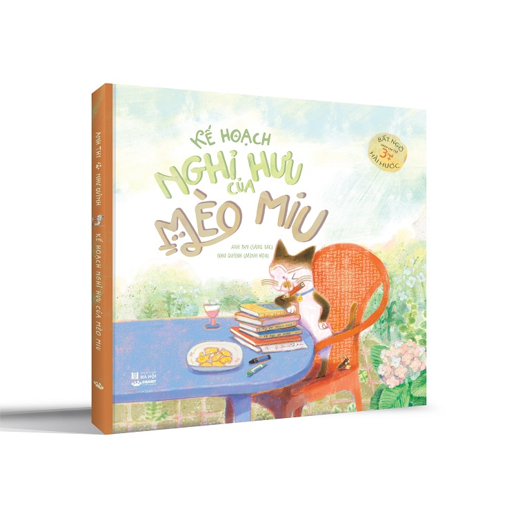 Sách - Kế hoạch nghỉ hưu của Mèo Miu - Crabit Kidbooks - dành cho trẻ từ 3 tuổi - hài hước bất ngờ