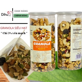 Granola siêu hạt ăn kiêng ngũ cốc giảm cân hạt mix hũ 500g