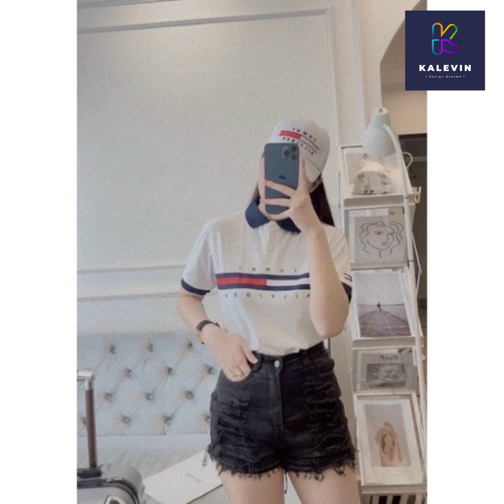 Áo phông Polo Nữ cổ bẻ hot 2022