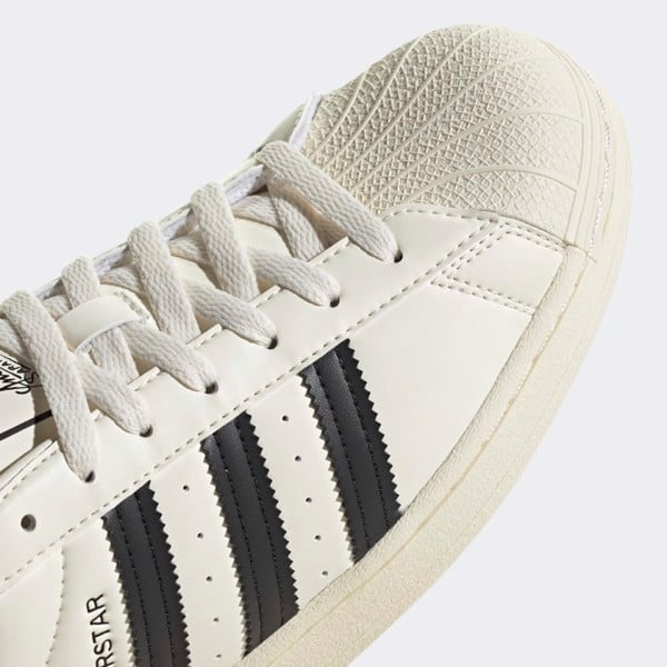 Giày Adidas Superstar André Saraiva Chalk White Black - Giày thể thao Adidas Sò Đen Trắng Bản Classic Cực Xinh Full Box