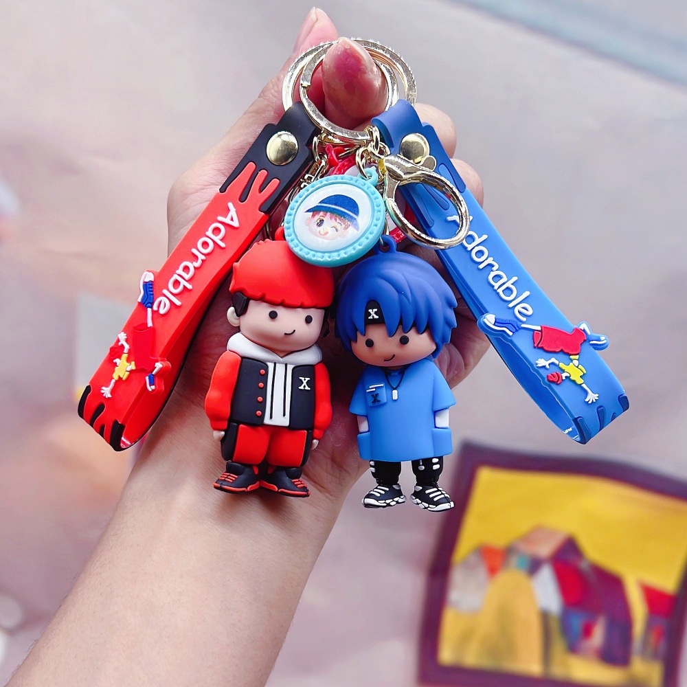 Móc Khóa Nhựa Epoxy Họa Tiết Hoạt Hình Dễ Thương Sáng Tạo