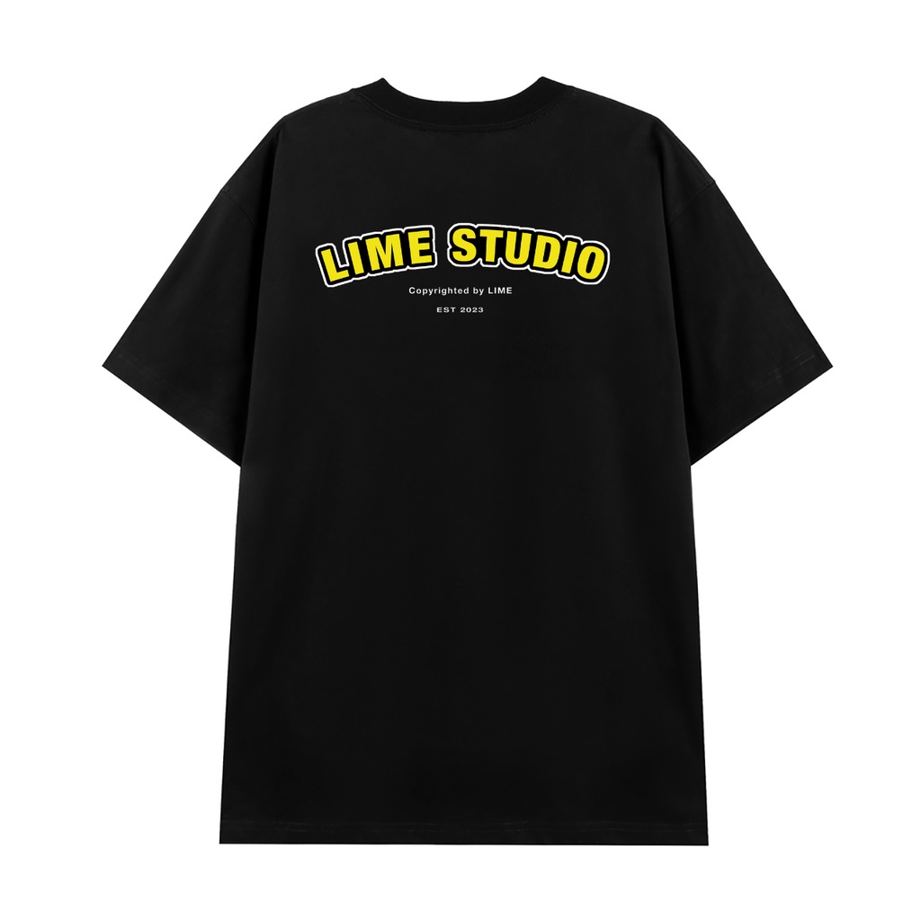 Áo Thun Local Brand Unisex LIME Studio Black AT015