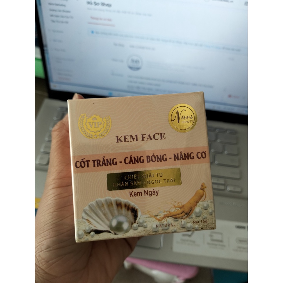 Kem Dưỡng Da Ban Ngày Nikos Thanh Nhi Căng Bóng Nâng Cơ