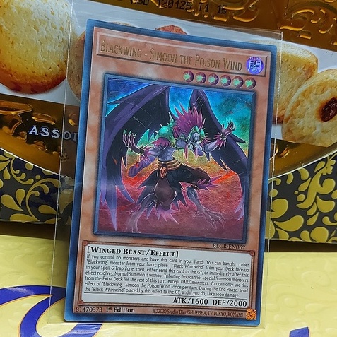 Lá bài Blackwing - Simoon the Poison Wind \ BLCR-EN062 \ Ultra 1st