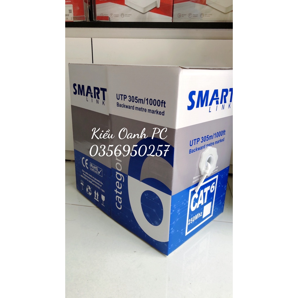 Dây cáp mạng LB-LINK CAT6 UTP - Cuộn 305M - Màu trắng