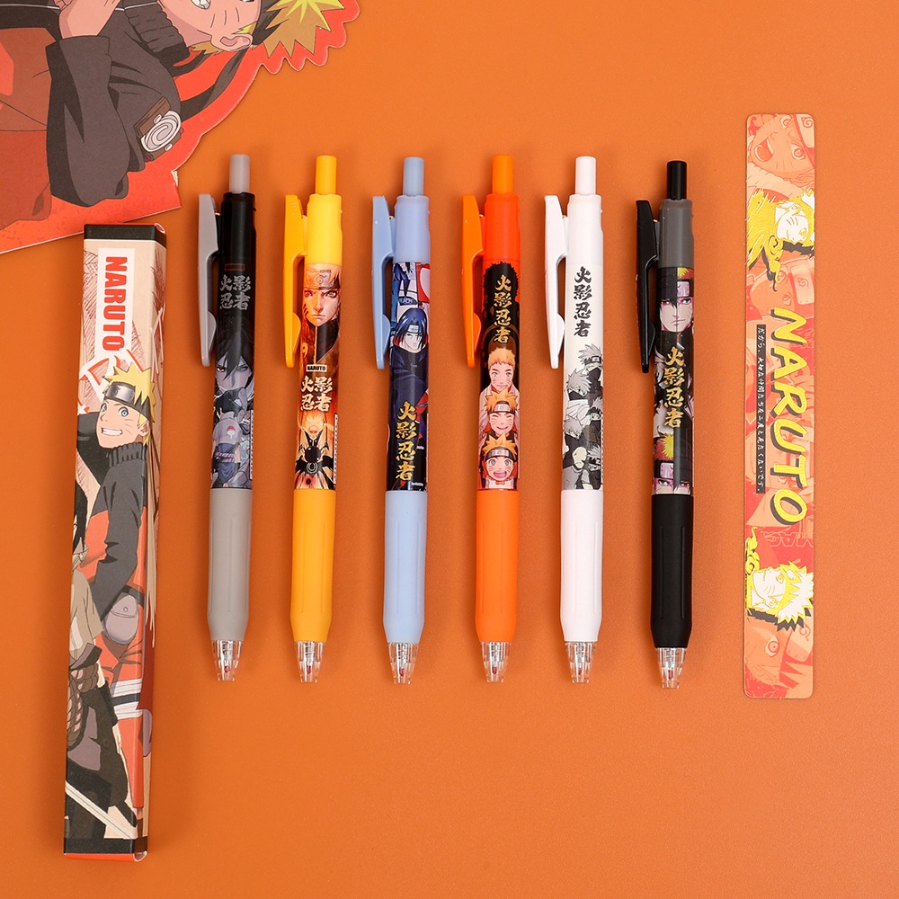 Bút Naruto Mực gel đen chống thấm cao cấp , Bút Anime Mực gel đen chống thấm cao cấp