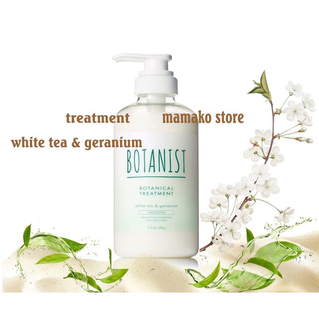 Dầu xã Botanist Botanical Refresh Treatment Chai  490g hương White tea & Geranium Scent Renewal