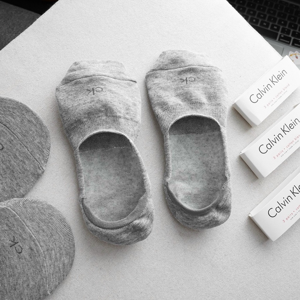 Set 3 đôi vớ/tất lười chất cotton dày dặn, thông thoáng, thấm hút tốt, không hôi chân