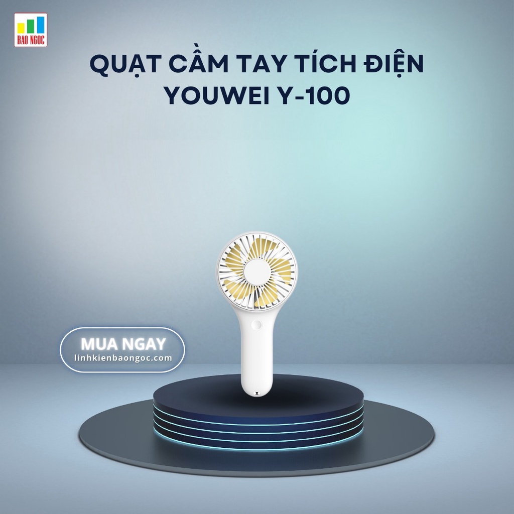 Quạt tích điện cầm tay Youwei Y-100