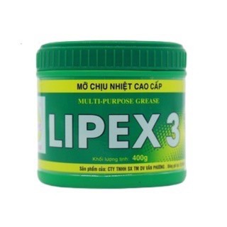 Mỡ bò chịu nhiệt bôi trơn cao cấp mpl lipex 3 - 400g