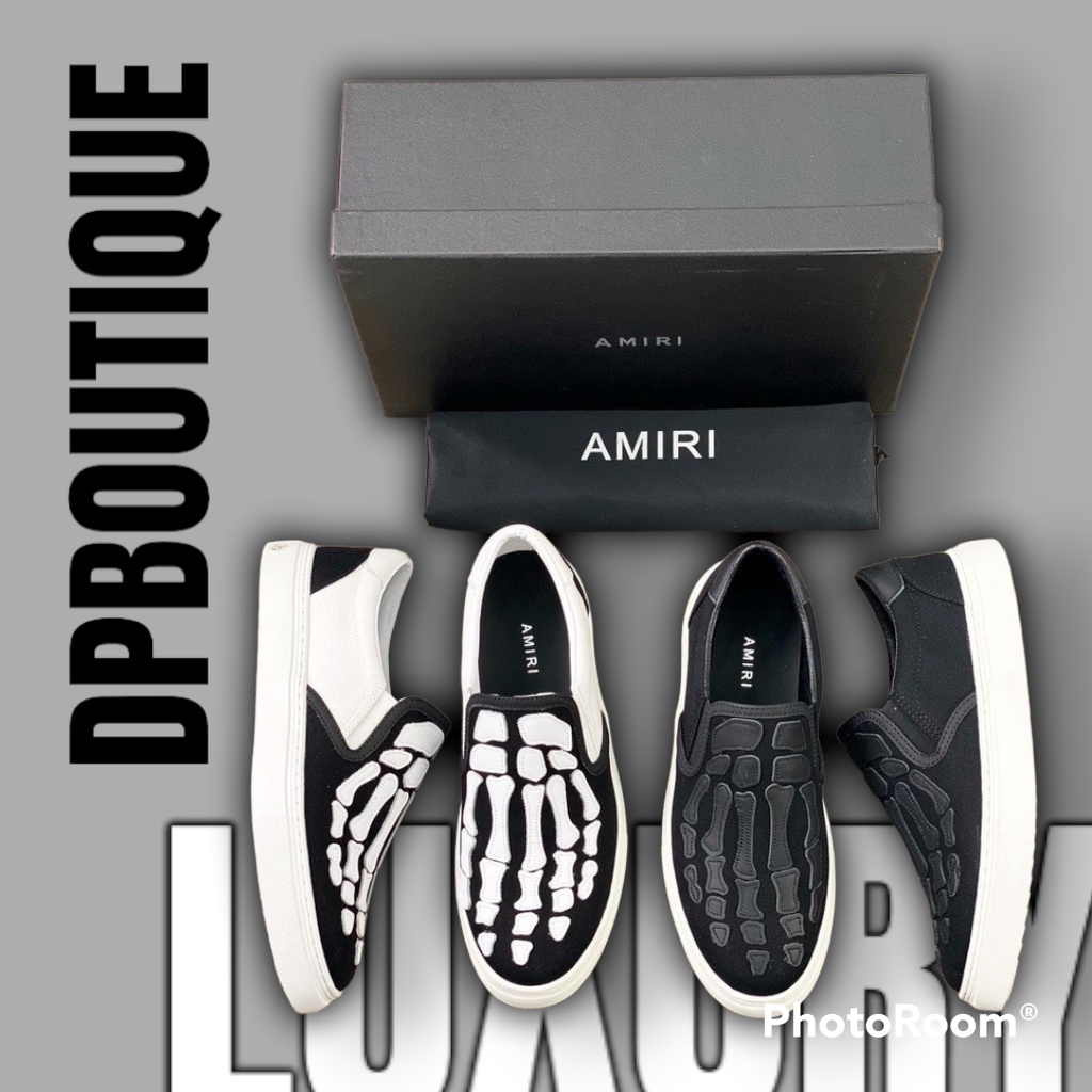 - Giày Slip-on Amri Xương Cao Cấp - Giày Slip-on Nam Amri Full Box