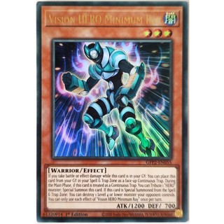 [Thẻ Yugioh] Vision HERO Minimum Ray |EN| Ultra Rare