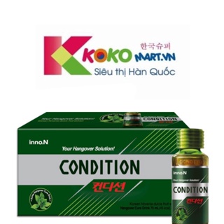 Nước uống giải rượu Hàn Quốc Condition hộp 10 chai