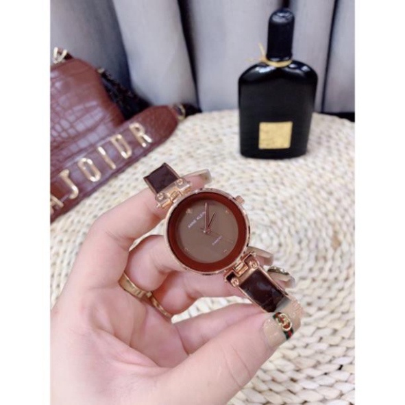 Đồng hồ Anne Klein nữ dây kim loại 5 màu xinh xinh Free Ship