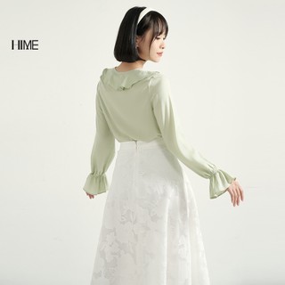 Áo cổ bèo đan dây HIME H065