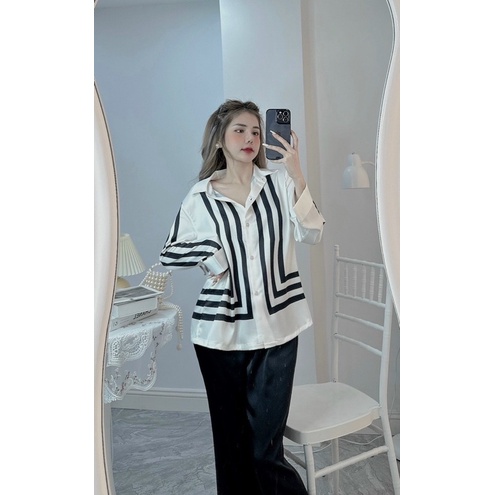 PYJAMA LỤA DÀI S.I.L.K QUẢNG CHÂU CAO CẤP MÃ 2023-2503