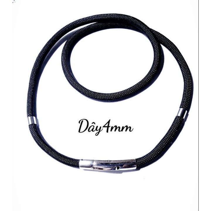Vòng cổ dây dù thái Unisex khóa Titan Không Rỉ dây Thái 3mmx45cm-50cm-55cm-60cm-vòng tay 3mm 17cm19cm20cm