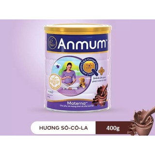 Sữa bột Anmum Materna socola lon 400g ( Date: 01/2024 )