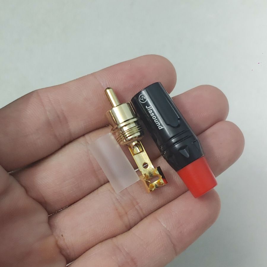 Jack AV Jiasound 603BG, Jack AV, Jack RCA, Jack Bông Sen cao cấp