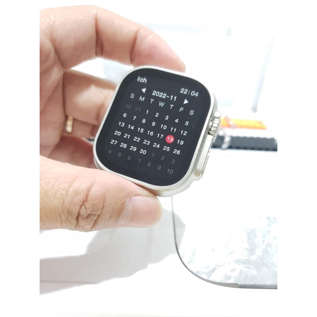 Đồng Hồ Thông Minh H11 Ultra Đo Nhịp Tim, Bước Chạy, Thể Thao Mẫu Mới 2023, Thay Đổi Ảnh Nền. Bảo Hành 12 Tháng