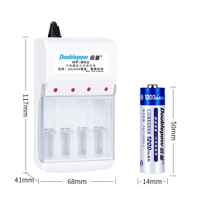 Pin sạc AA/AAA Beston chính hãng Dung lượng cao 1.2V chuyên dùng cho thiết bị dùng pin 1.5V , Bộ sạc pin Beston C9009